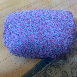 NATURAL LIFE Purple pink and blue used fitted sheet
